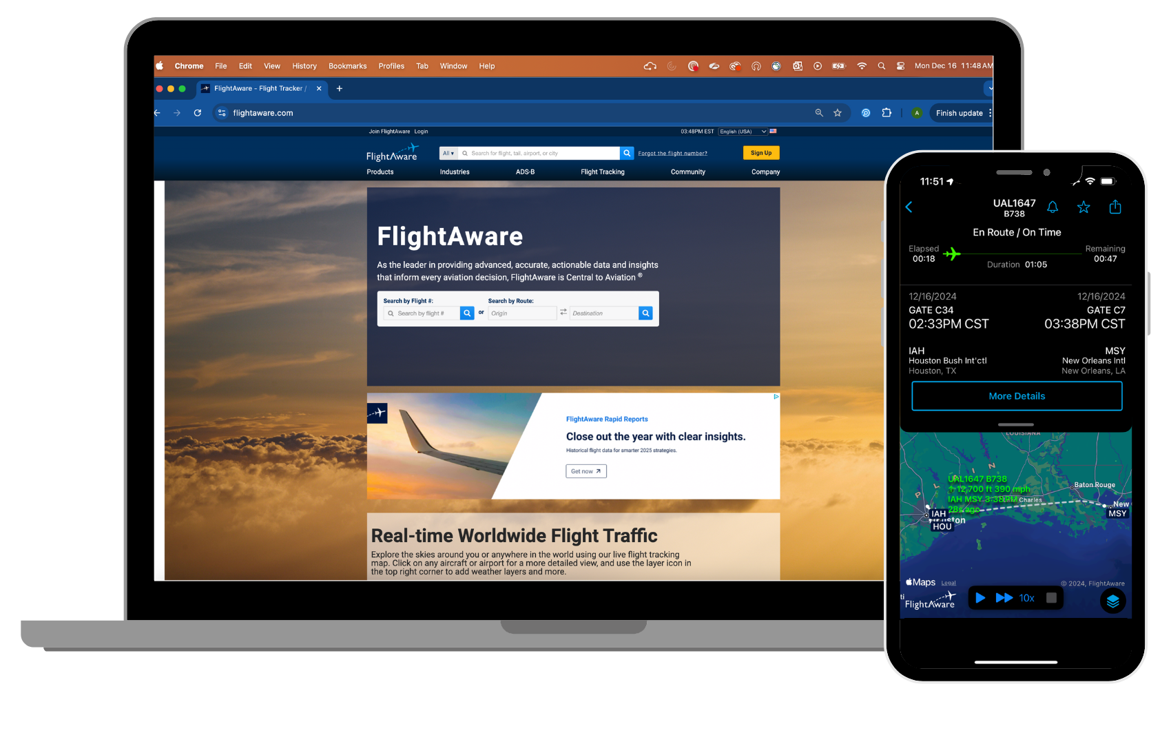 FlightAware App